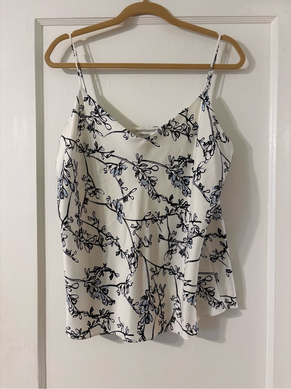 Club Monaco XL Floral Print Spaghetti Strap Camisole